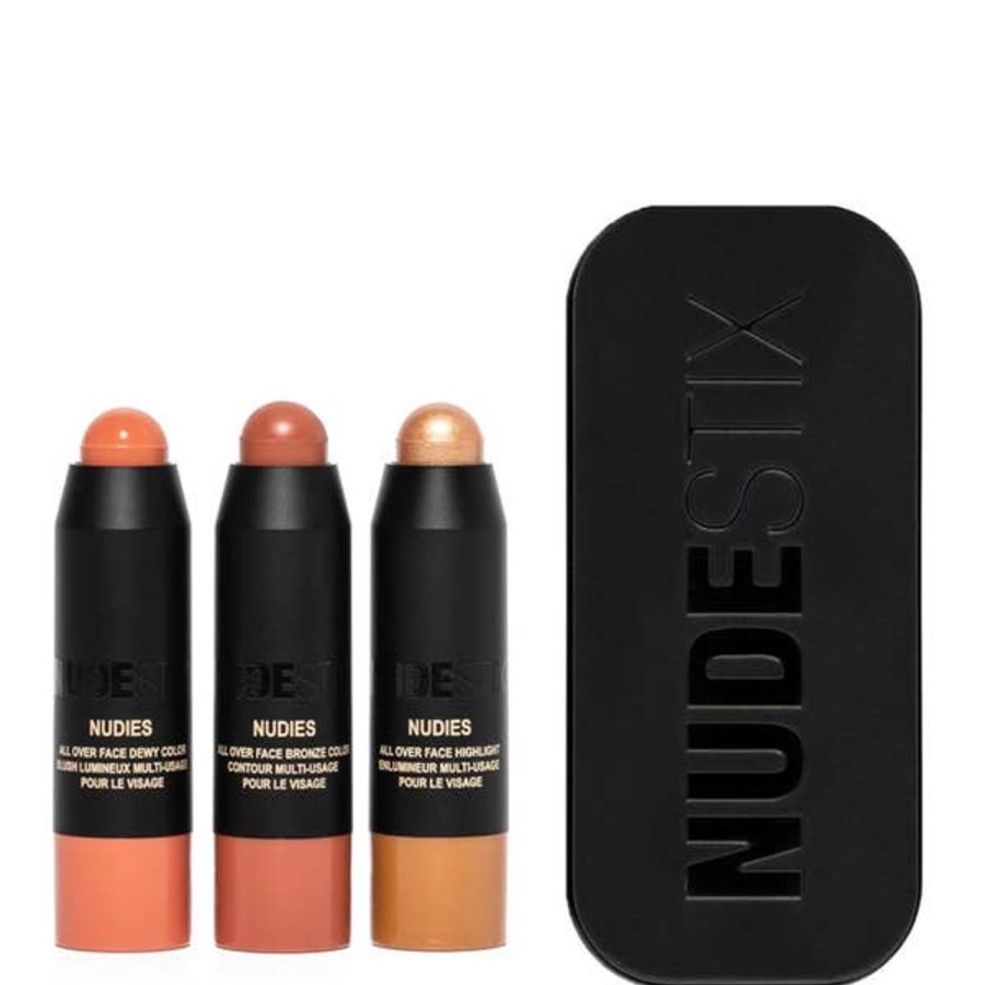 Makeup NUDESTIX Face Home | Nudestix Nudies Blush, Bronze And Glow Kit