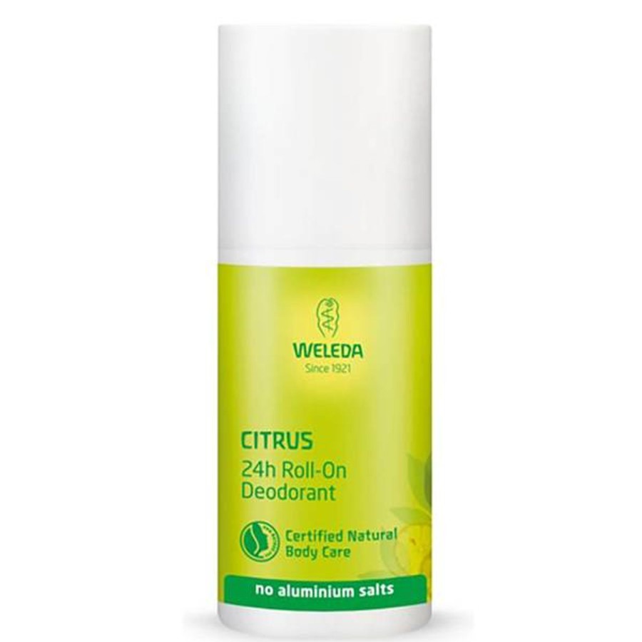 Personal Care Weleda | Weleda Citrus 24 Hour Roll On Deodorant 50Ml