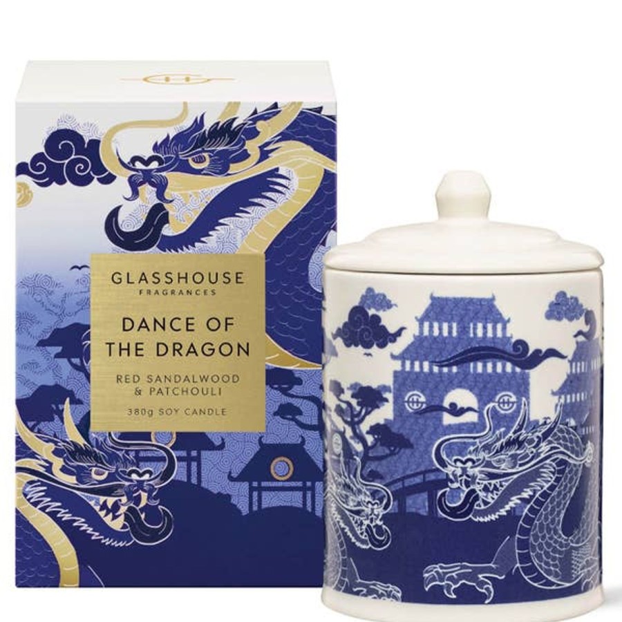 Fragrance Glasshouse Fragrances For Her | Glasshouse Fragrances Dance Of The Dragon Candle 380G