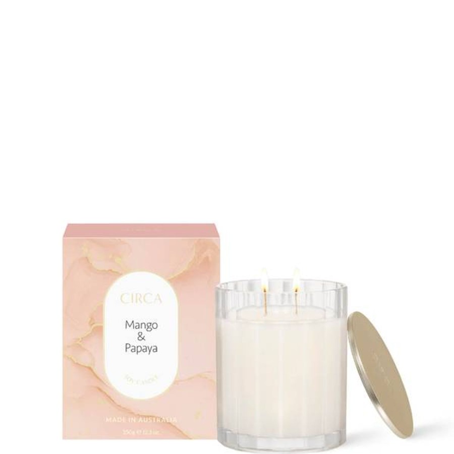 Fragrance CIRCA Scented Candles | Circa Mango & Papaya Scented Soy Candle 350G