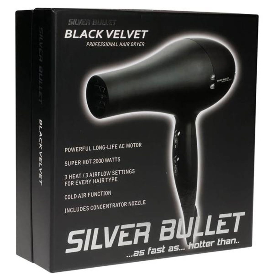 Haircare Silver Bullet | Silver Bullet Black Velvet Hair Dryer