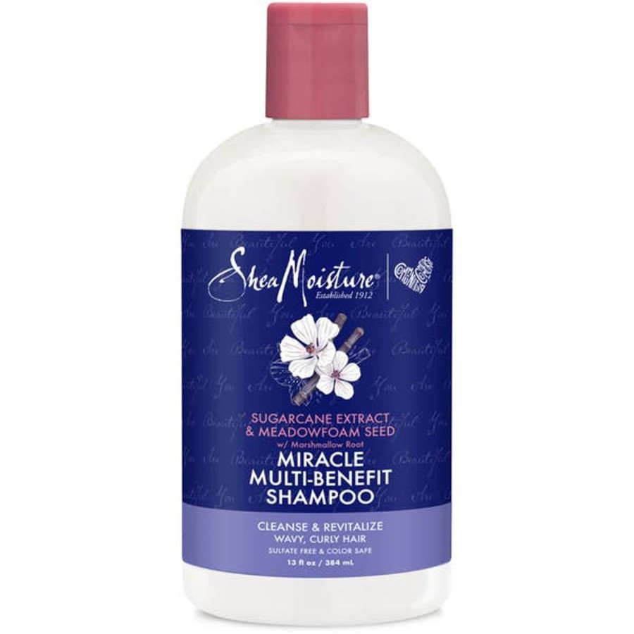 Haircare SheaMoisture | Sheamoisture Sugarcane Extract And Meadowfoam Seed Miracle Multi-Benefit Shampoo 384Ml