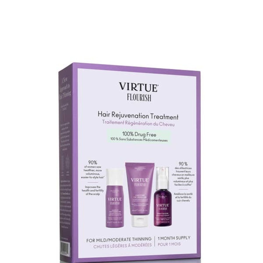 Haircare VIRTUE | Virtue Flourish Hair Rejuvenation Treatment (1 Month Supply) 180Ml