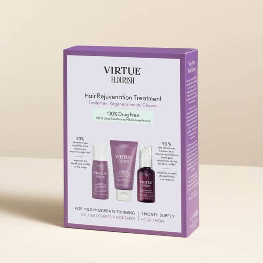 Haircare VIRTUE | Virtue Flourish Hair Rejuvenation Treatment (1 Month Supply) 180Ml