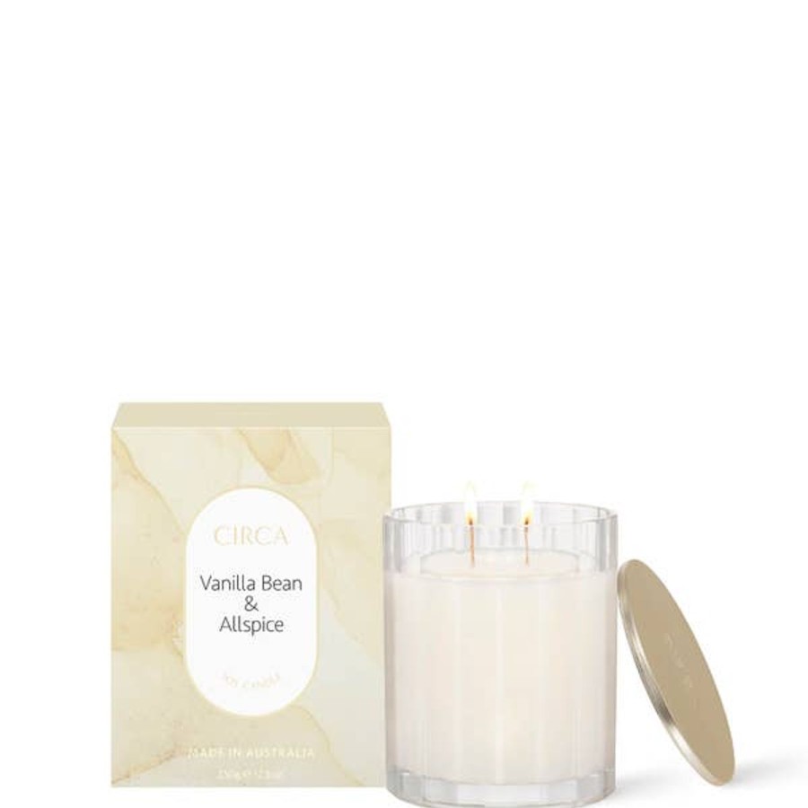 Fragrance CIRCA Scented Candles | Circa Vanilla Bean & All Spice Scented Soy Candle 350G