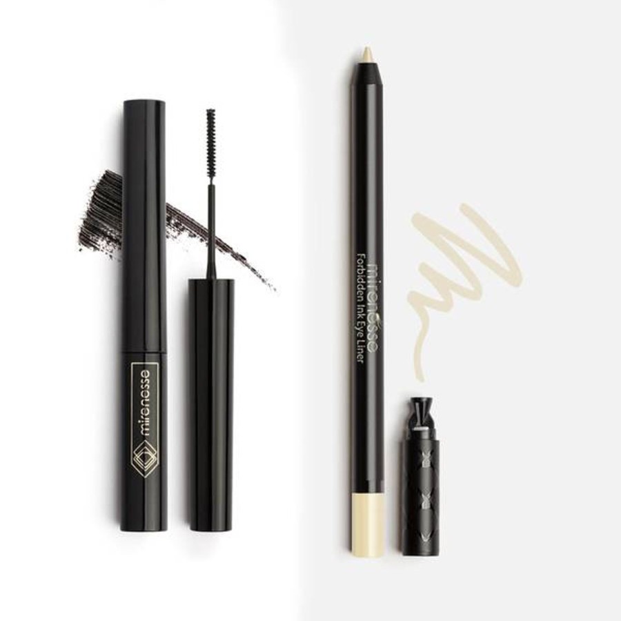 Makeup mirenesse Mascaras | Mirenesse Lash Whip 24 Hour Mascara And Eye Brightening Liner