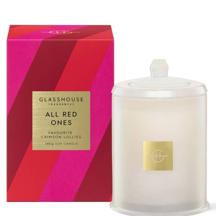 Fragrance Glasshouse Fragrances Scented Candles | Glasshouse Fragrances All Red Ones Candle 380G