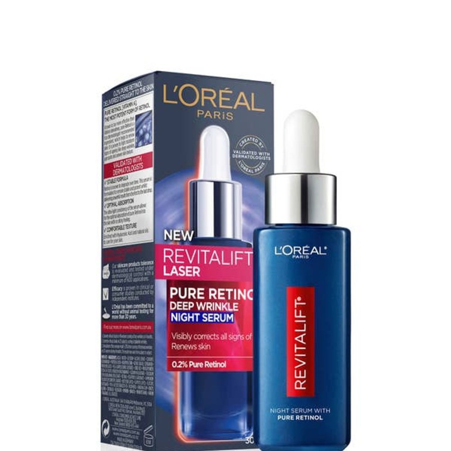 Skincare L'Oréal Paris | L'Oreal Paris Revitalift Laser Pure Retinol Deep Wrinkle Night Serum 30Ml