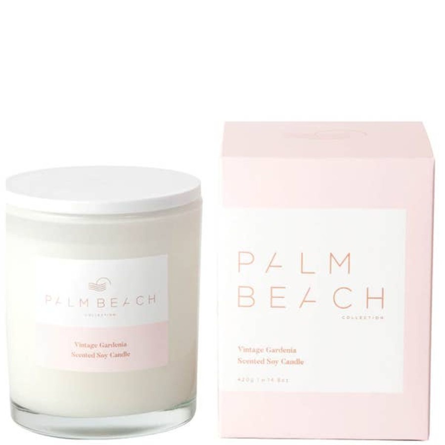 Fragrance Palm Beach Scented Candles | Palm Beach Collection Vintage Gardenia 420G Standard Candle