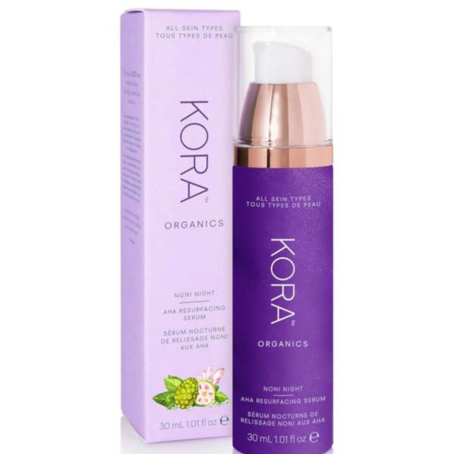 Skincare Kora Organics | Kora Organics Noni Night Aha Resurfacing Serum 30Ml