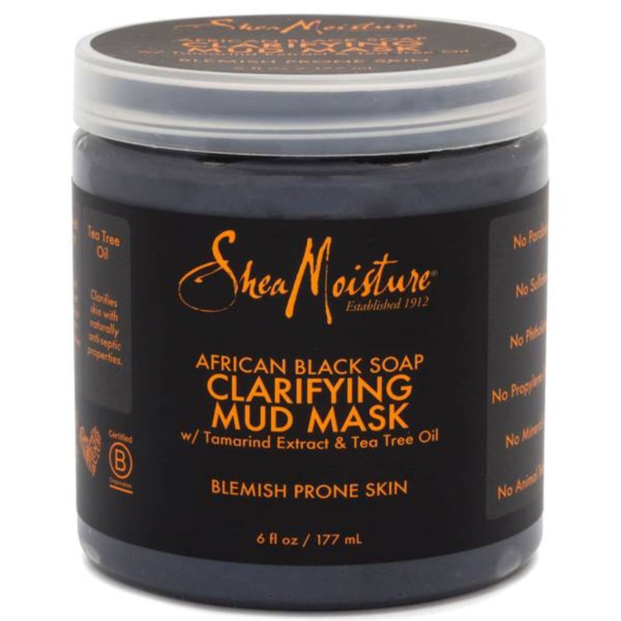 Skincare SheaMoisture | Sheamoisture African Black Soap Clarifying Mud Mask 177Ml