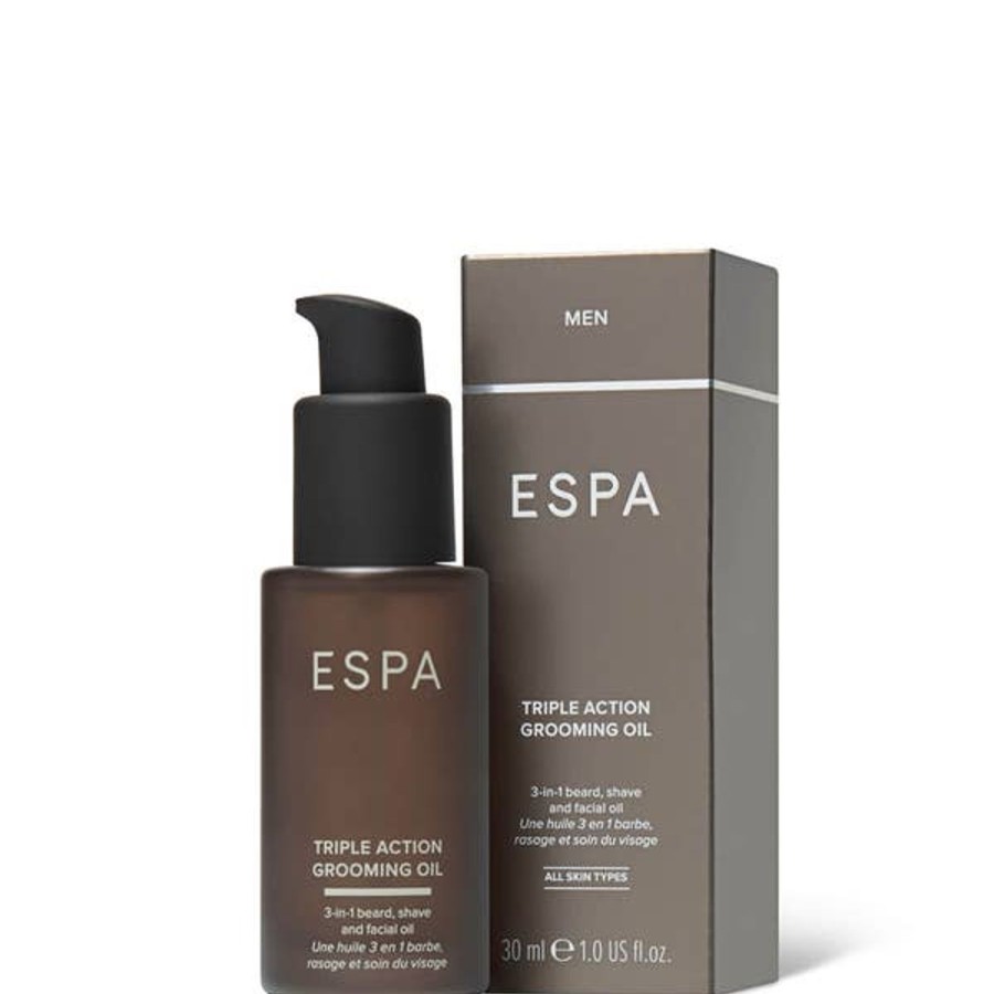 Men ESPA Oils | Espa Triple Action Grooming Oil 30Ml