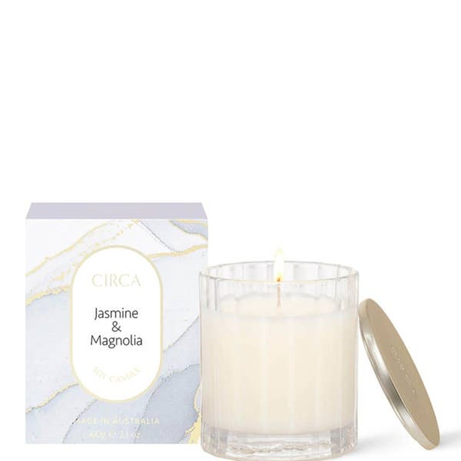 Fragrance CIRCA Scented Candles | Circa Jasmine & Magnolia Scented Soy Candle 60G