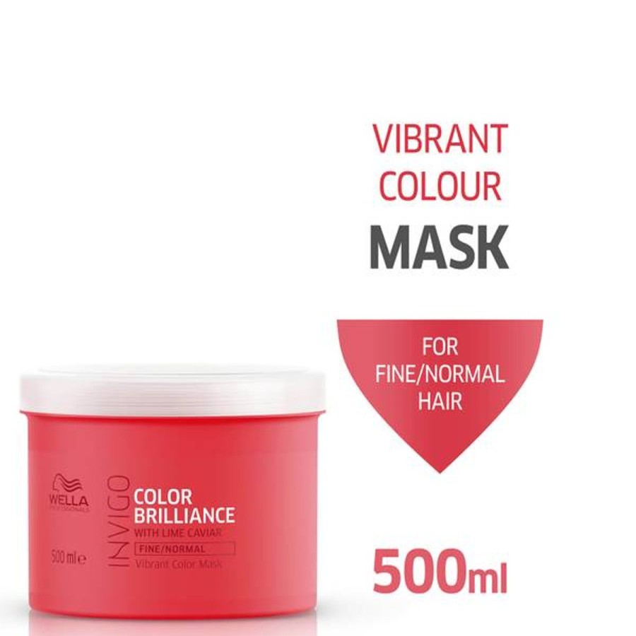 Haircare Wella Professionals Care | Wella Professionals Care Invigo Brilliance Vibrant Color Mask 500Ml