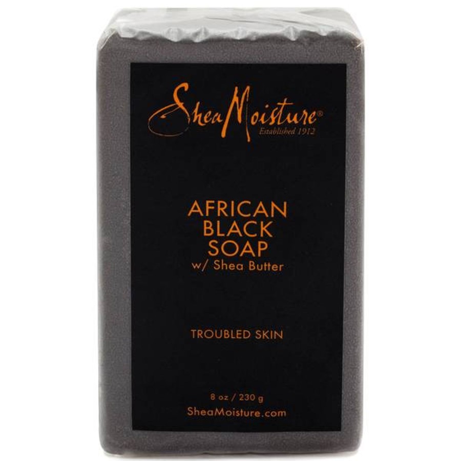 Skincare SheaMoisture | Sheamoisture African Black Soap With Shea Butter 230G