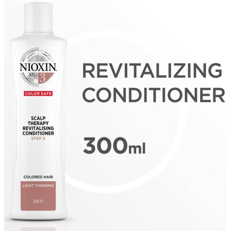 Haircare NIOXIN | Nioxin 3-Part System 3 Scalp Therapy Revitalizing Conditioner For Colored Hair With Light Thinning 300Ml