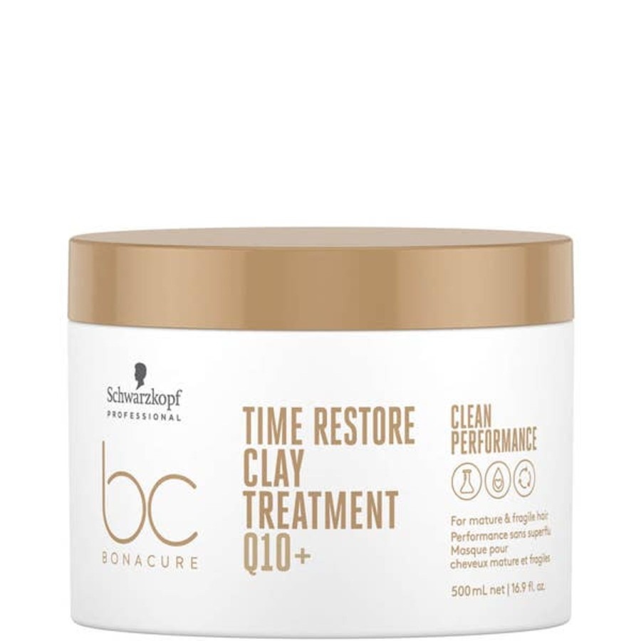 Haircare Schwarzkopf | Schwarzkopf Professional Bc Clean Performance Time Restore Clay Treatment 500Ml