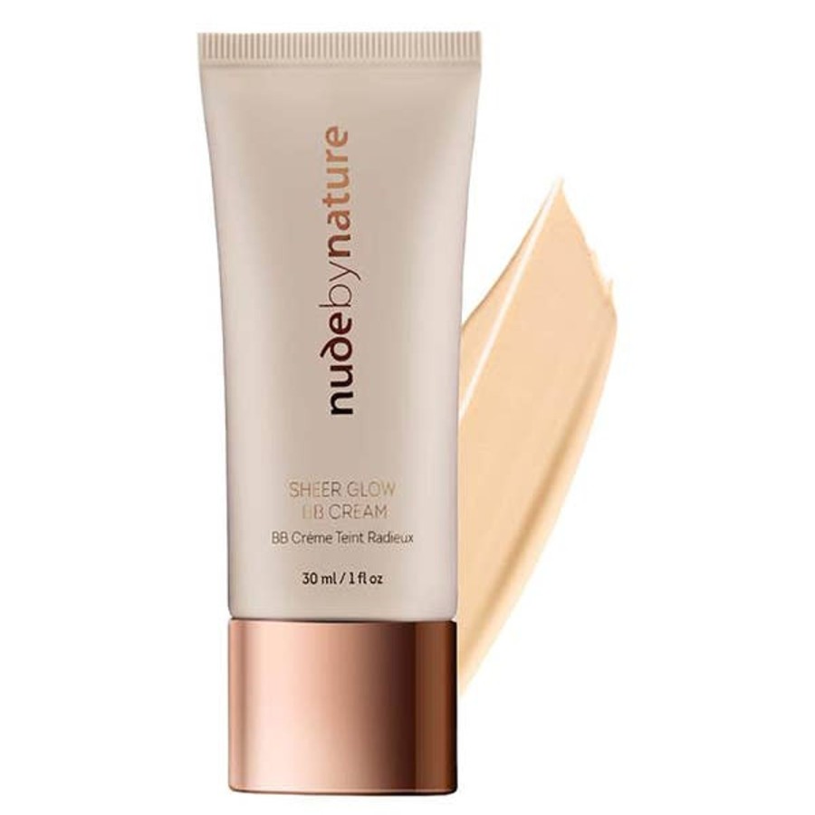 Makeup nude by nature Tinted Moisturisers | Nude By Nature Sheer Glow Bb Cream - 01 Porcelain 30Ml