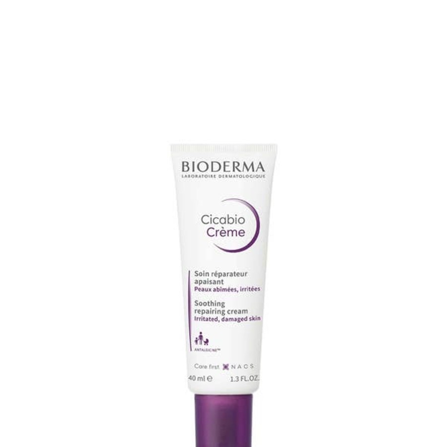 Skincare Bioderma | Bioderma Cicabio Creme Soothing Repairing Cream For Weakened Skin 40Ml