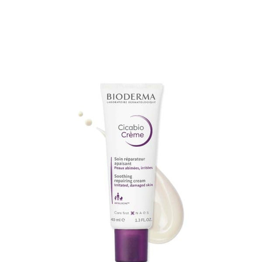 Skincare Bioderma | Bioderma Cicabio Creme Soothing Repairing Cream For Weakened Skin 40Ml