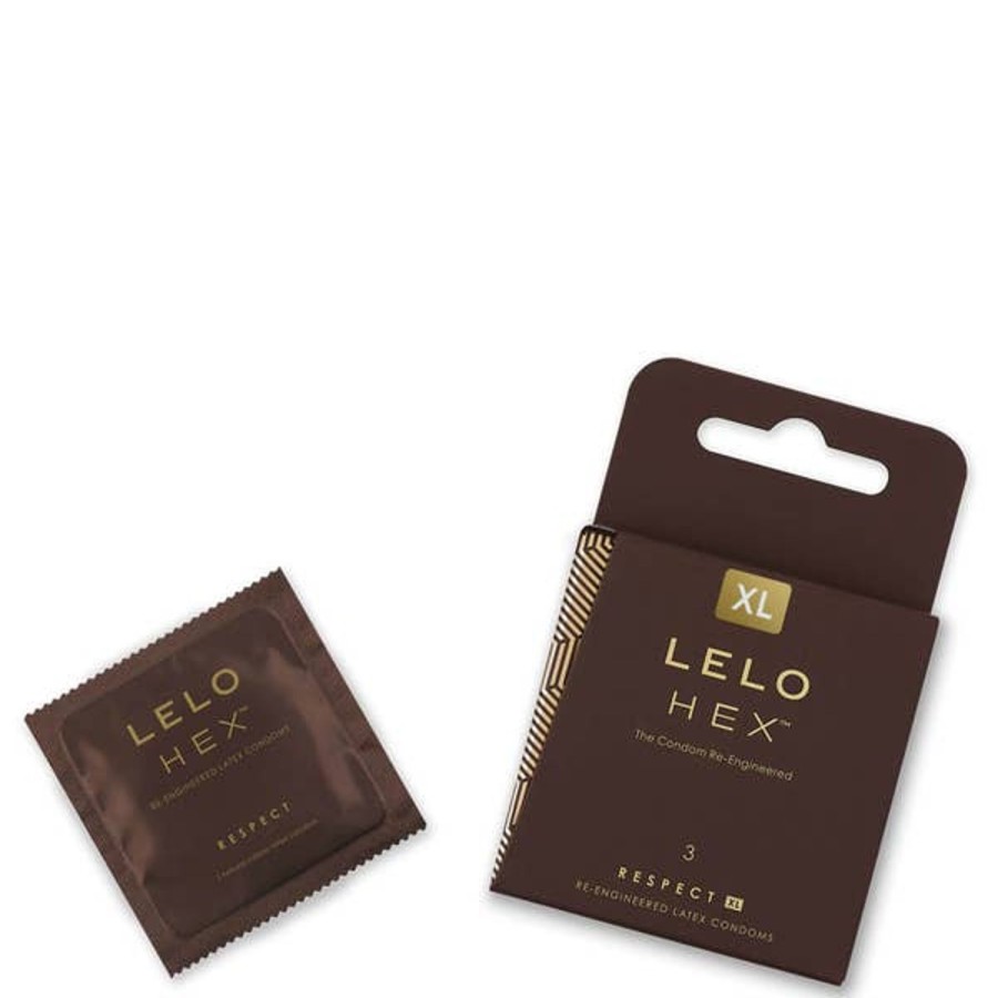 Personal Care LELO | Lelo Hex Condoms Respect Xl (3 Pack)