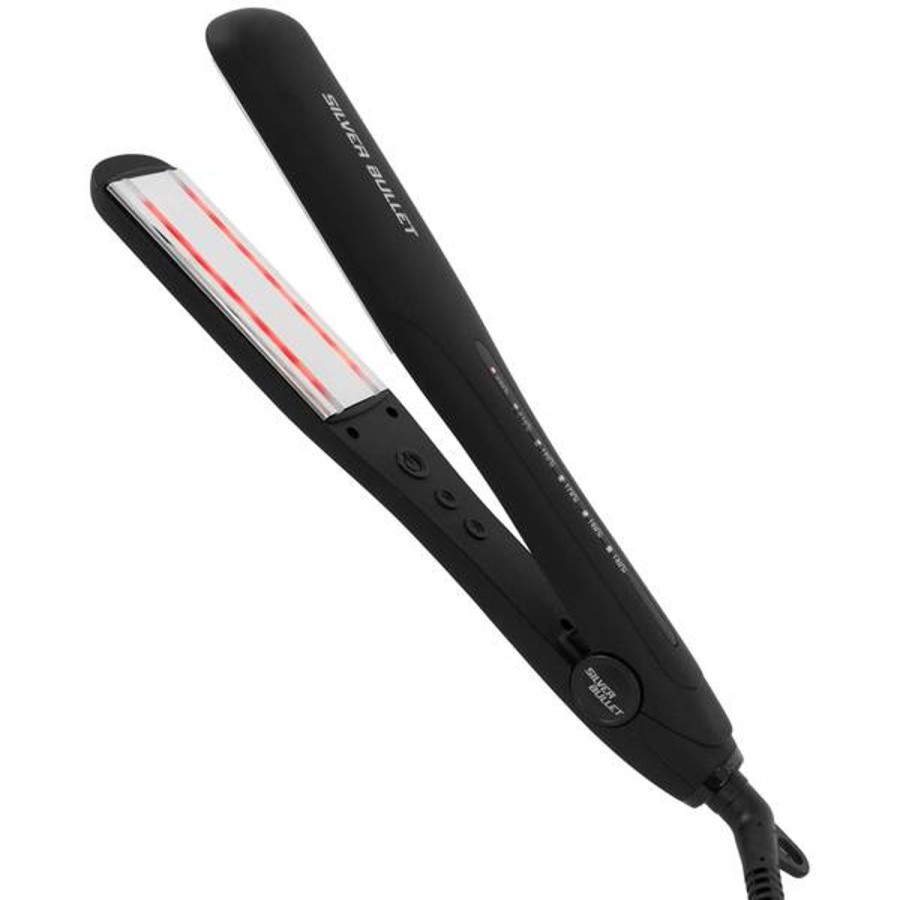 Haircare Silver Bullet | Silver Bullet Elysium 230C Titanium Infrared Wide Plate Heat Straighteners