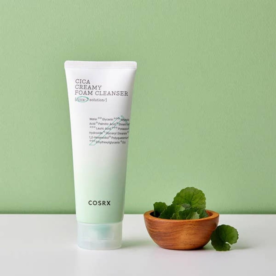 Skincare COSRX | Cosrx Pure Fit Cica Creamy Foam Cleanser 150Ml