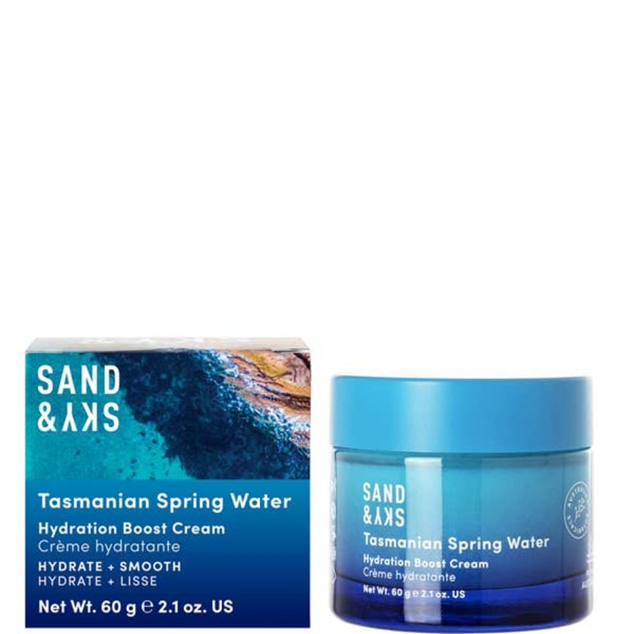 Skincare Sand & Sky | Sand & Sky Tasmanian Spring Water Hydration Boost Cream 60Ml