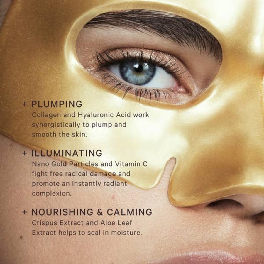 Skincare MZ Skin | Mz Skin Hydra-Lift Golden Facial Treatment Mask (Pack Of 5)