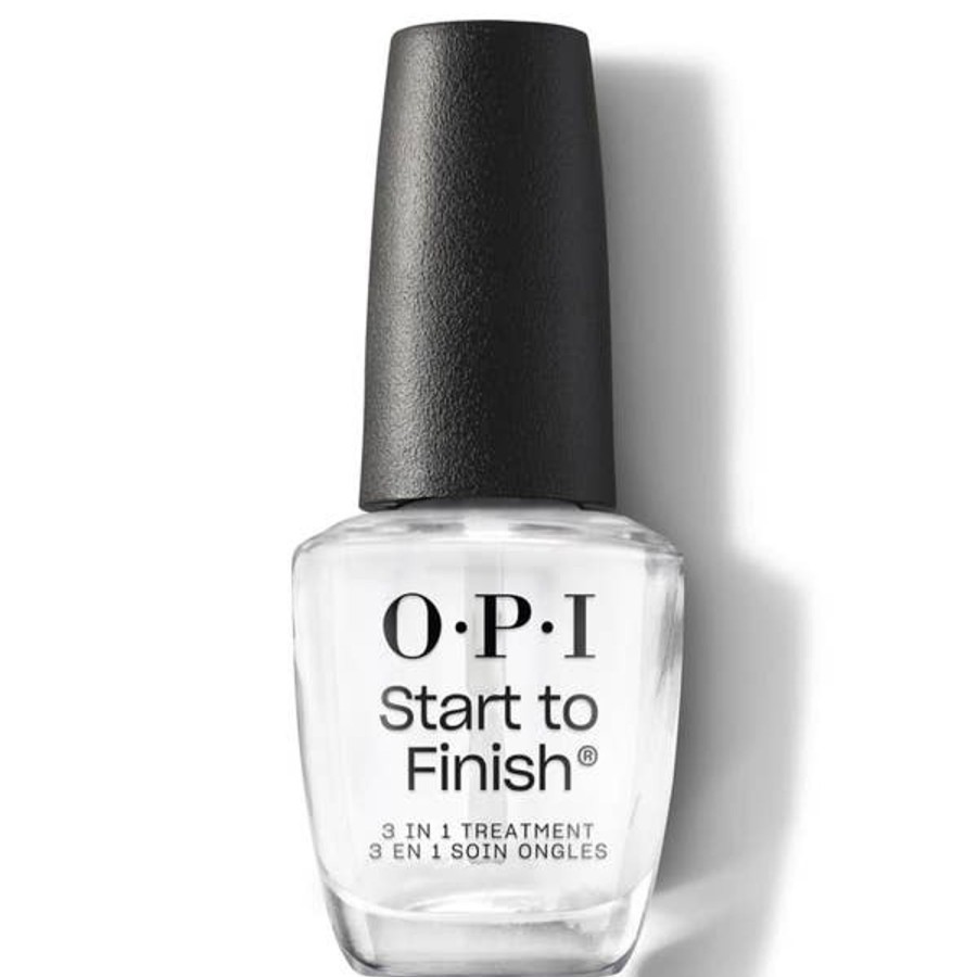 Makeup OPI Nail Care & Accessories | Opi Start To Finish 3-In-1 Treatment - Base Coat - Top Coat - Nail Strengthener 15Ml